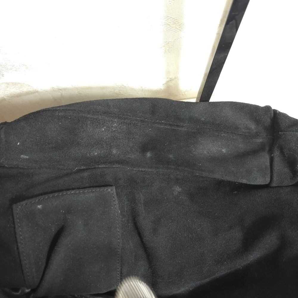 Christian Dior Vintage Black Leather Jazz Club Hobo Shoulder Bag